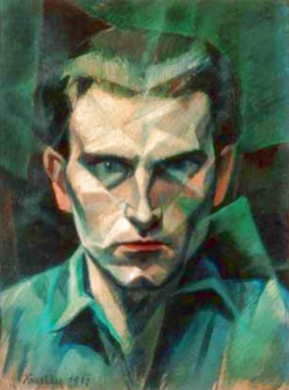 Self Portrait (1911) - Kmetty János Tablo