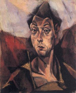 Self Portrait (1912) - Lajos Tihanyi Tablo