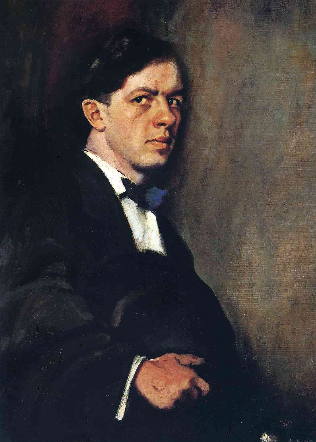 Self Portrait (1912) - Thomas Hart Benton Tablo