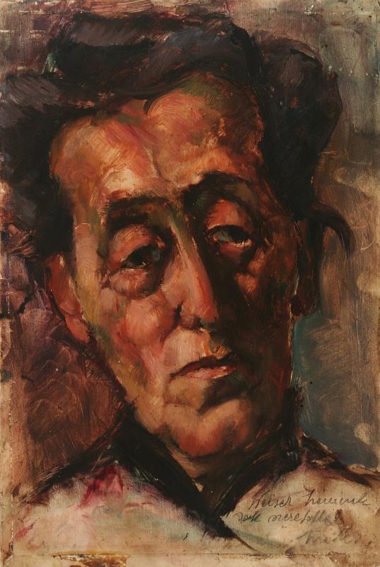 Self Portrait (1915) - Lajos Tihanyi Tablo