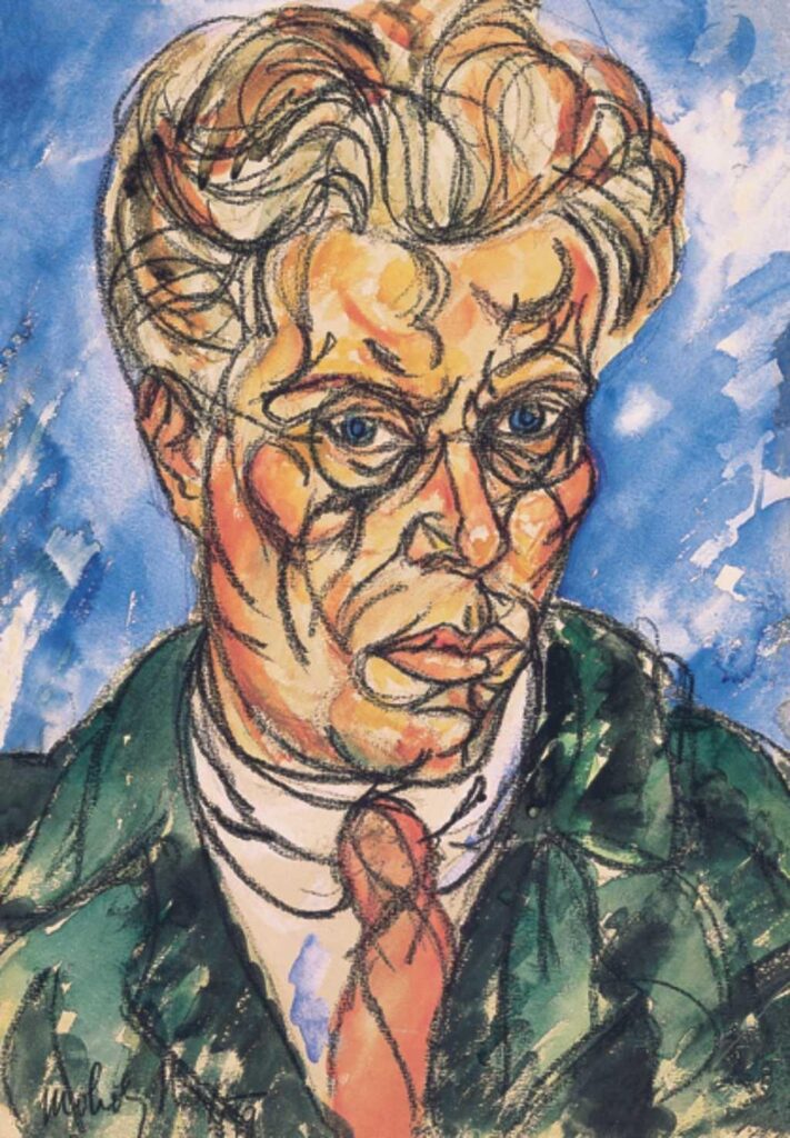 Self Portrait (1919) - László Moholy-Nagy Tablo