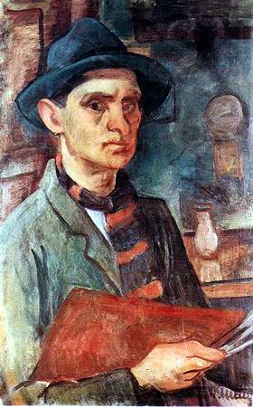 Self Portrait (1930) - Kmetty János Tablo