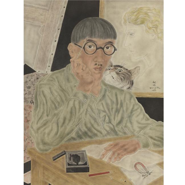 Self Portrait (1932) – Tsuguharu Foujita Tablo