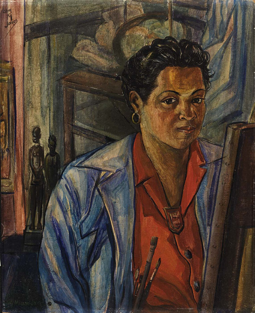 Self Portrait (1940) - Lois Mailou Jones Tablo