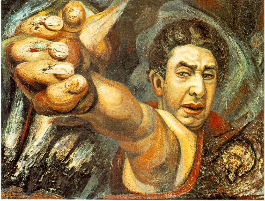 Self Portrait (1945) – David Alfaro Siqueiros Tablo