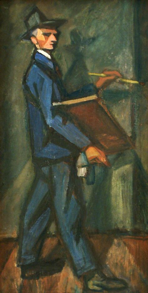 Self Portrait (1950) - Kmetty János Tablo