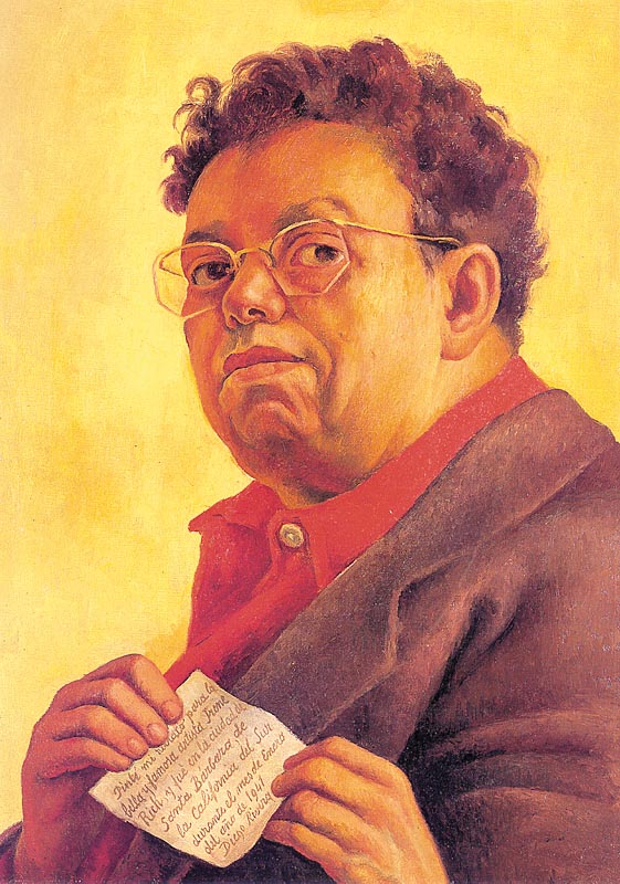 Self Portrait Dedicated to Irene Rich (1941) – Diego Rivera Tablo