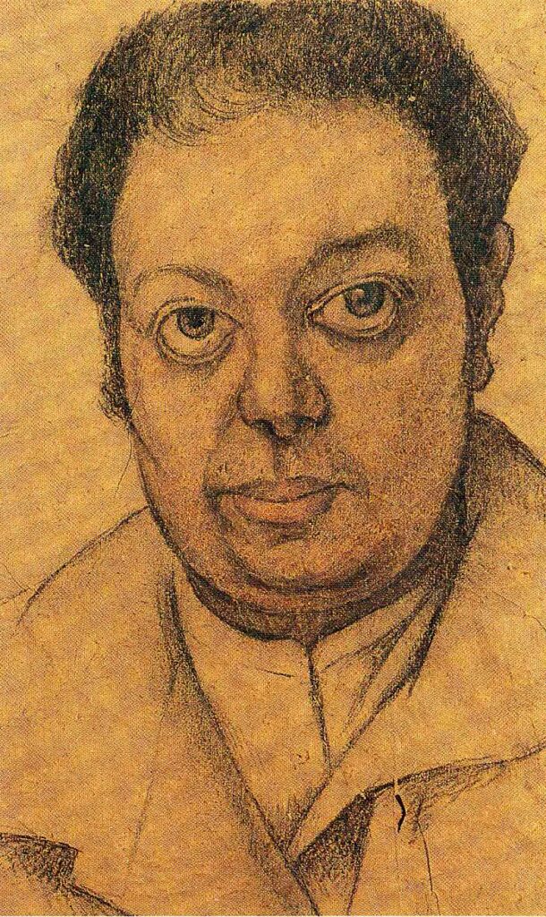 Self Portrait - Diego Rivera Tablo