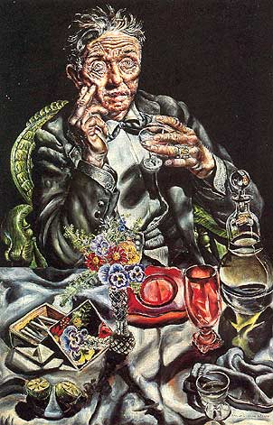 Self Portrait Drinking (1935) – Ivan Albright Tablo