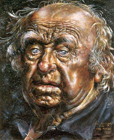 Self Portrait Face – Ivan Albright Tablo