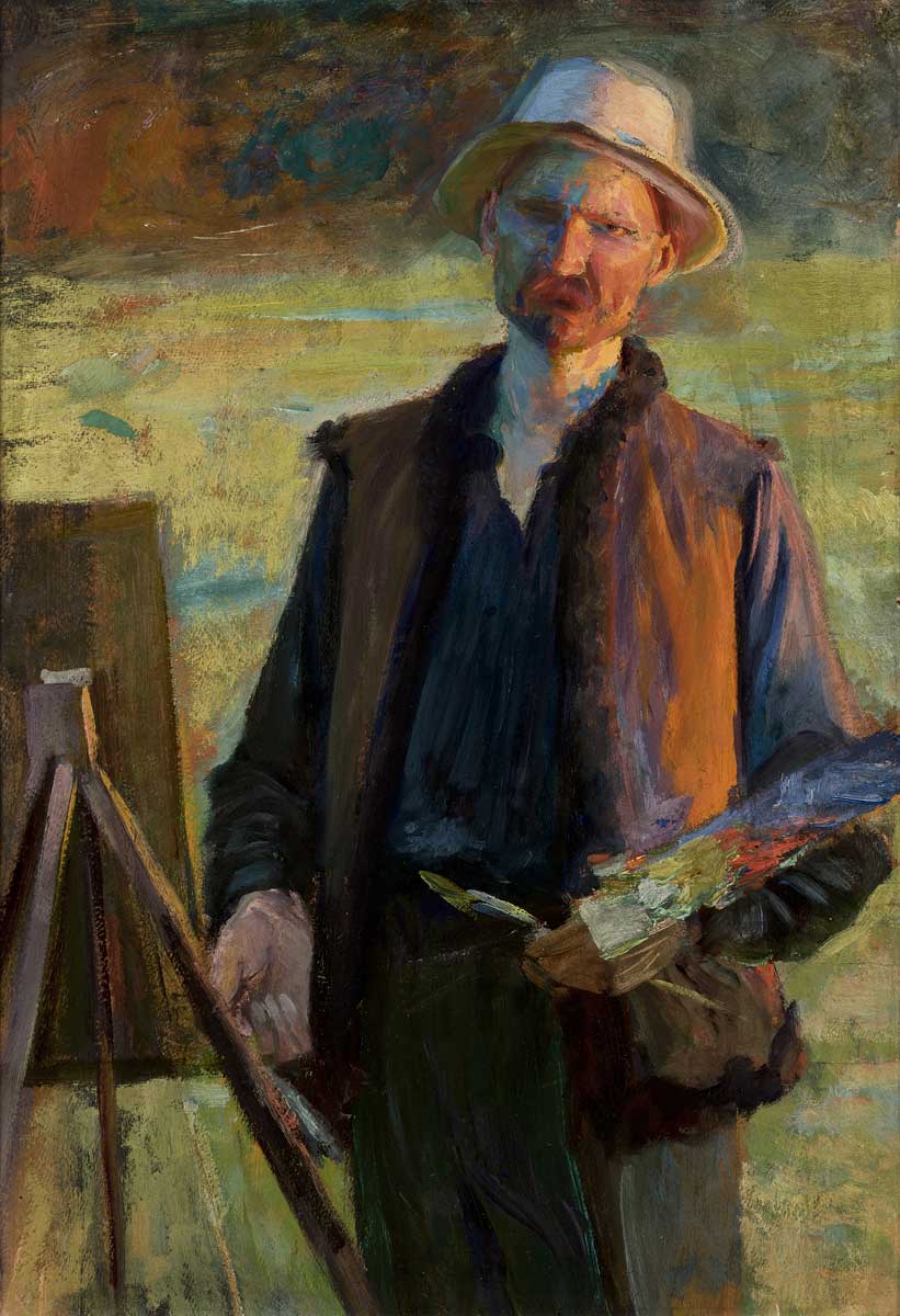Self Portrait - Leon Wyczółkowski Tablo