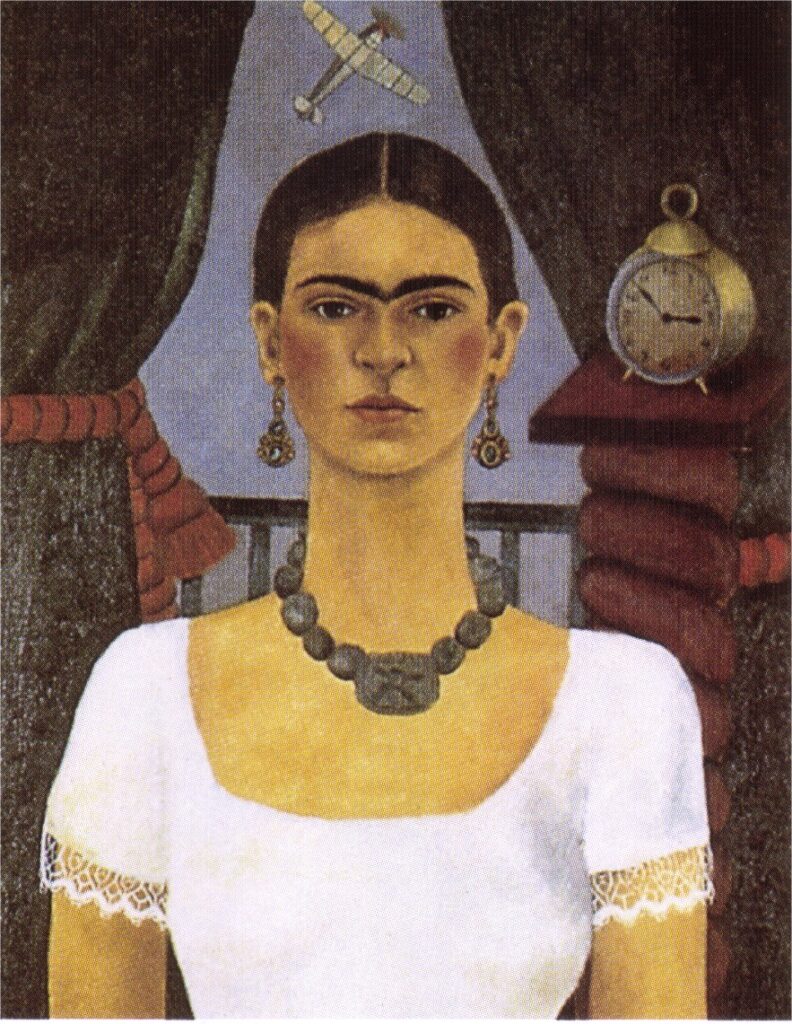 Self Portrait Time Flies (1929) - Frida Kahlo Tablo