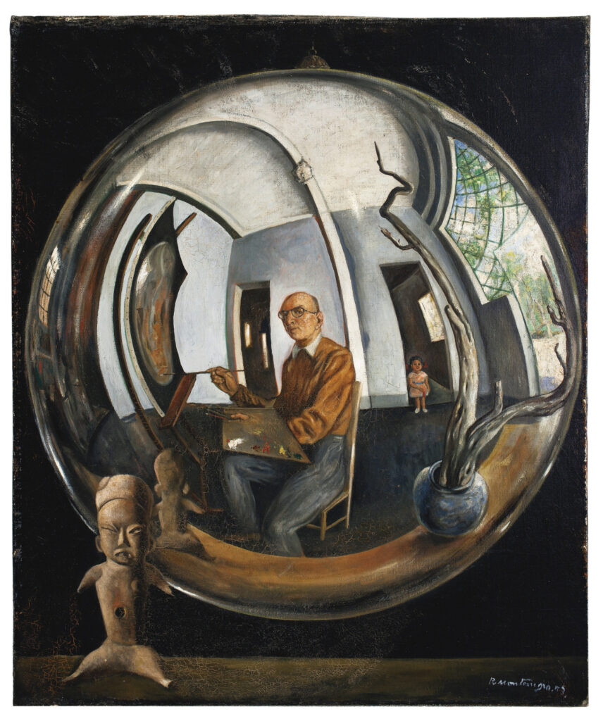 Self Portrait in a Crystal Ball (1953) – Roberto Montenegro Tablo