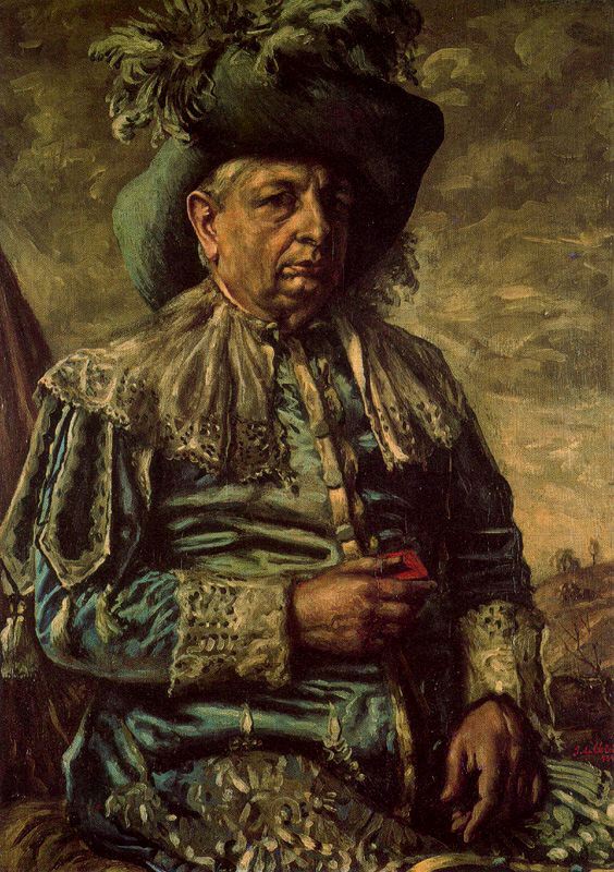 Self Portrait in a Park (1953) – Giorgio de Chirico Tablo