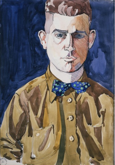 Self Portrait, January 1916 (1916) - Charles E. Burchfield Tablo