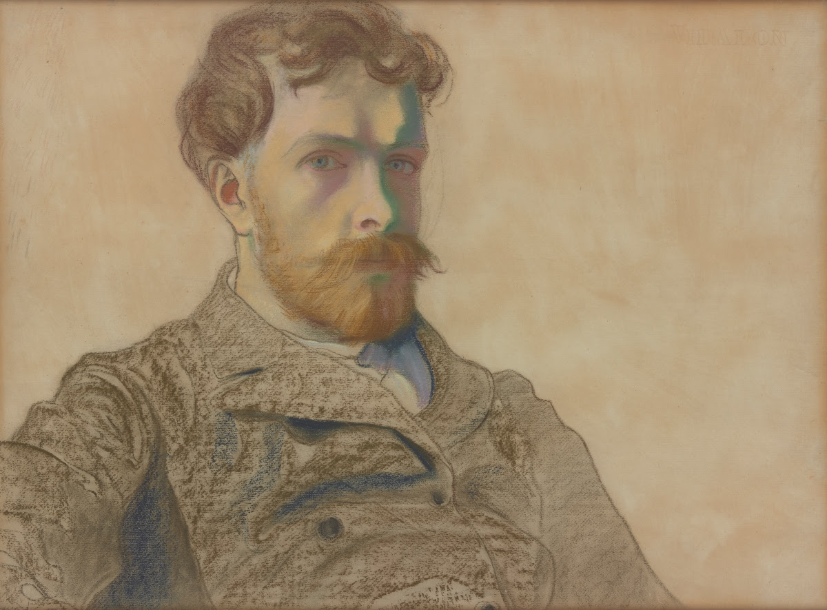 Self portrait (1903) - Stanisław Wyspiański Tablo
