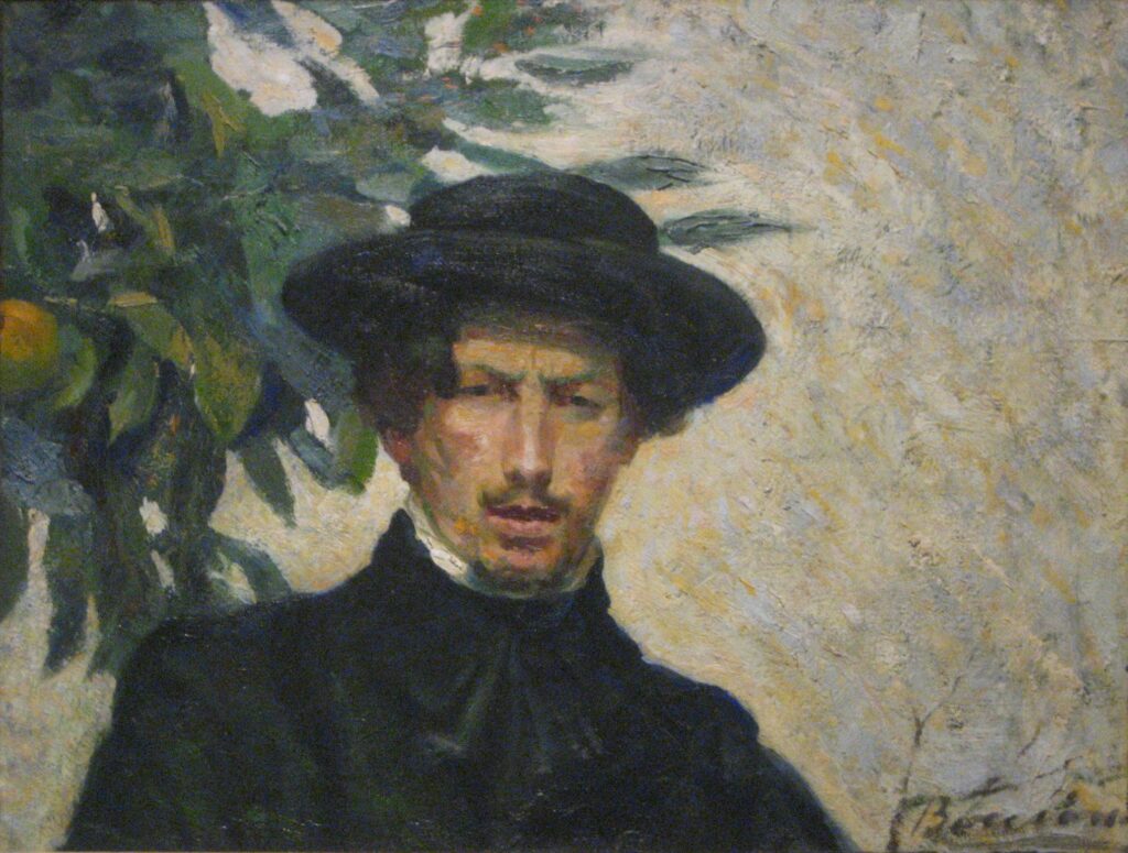 Self portrait (1905) - Umberto Boccioni Tablo