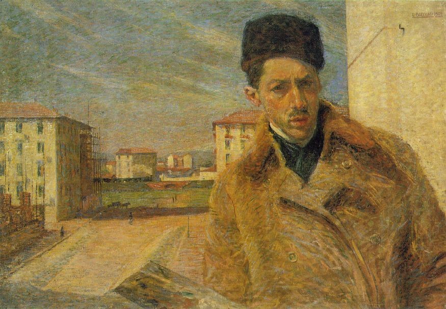 Self portrait (1908) – Umberto Boccioni Tablo