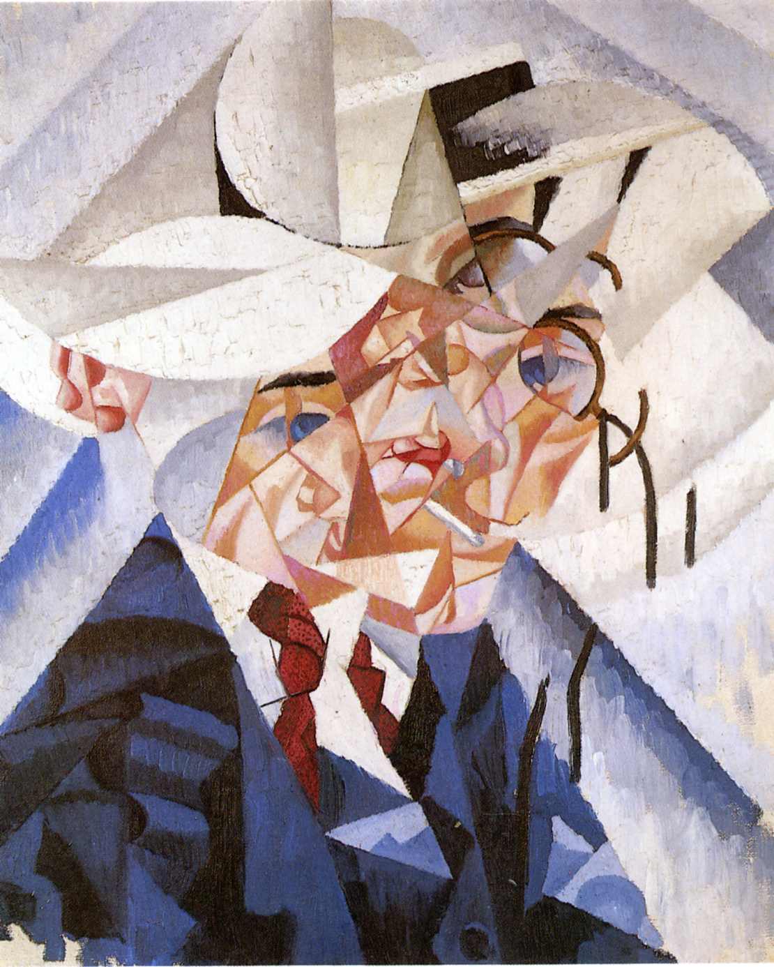 Self portrait (1912) - Gino Severini Tablo