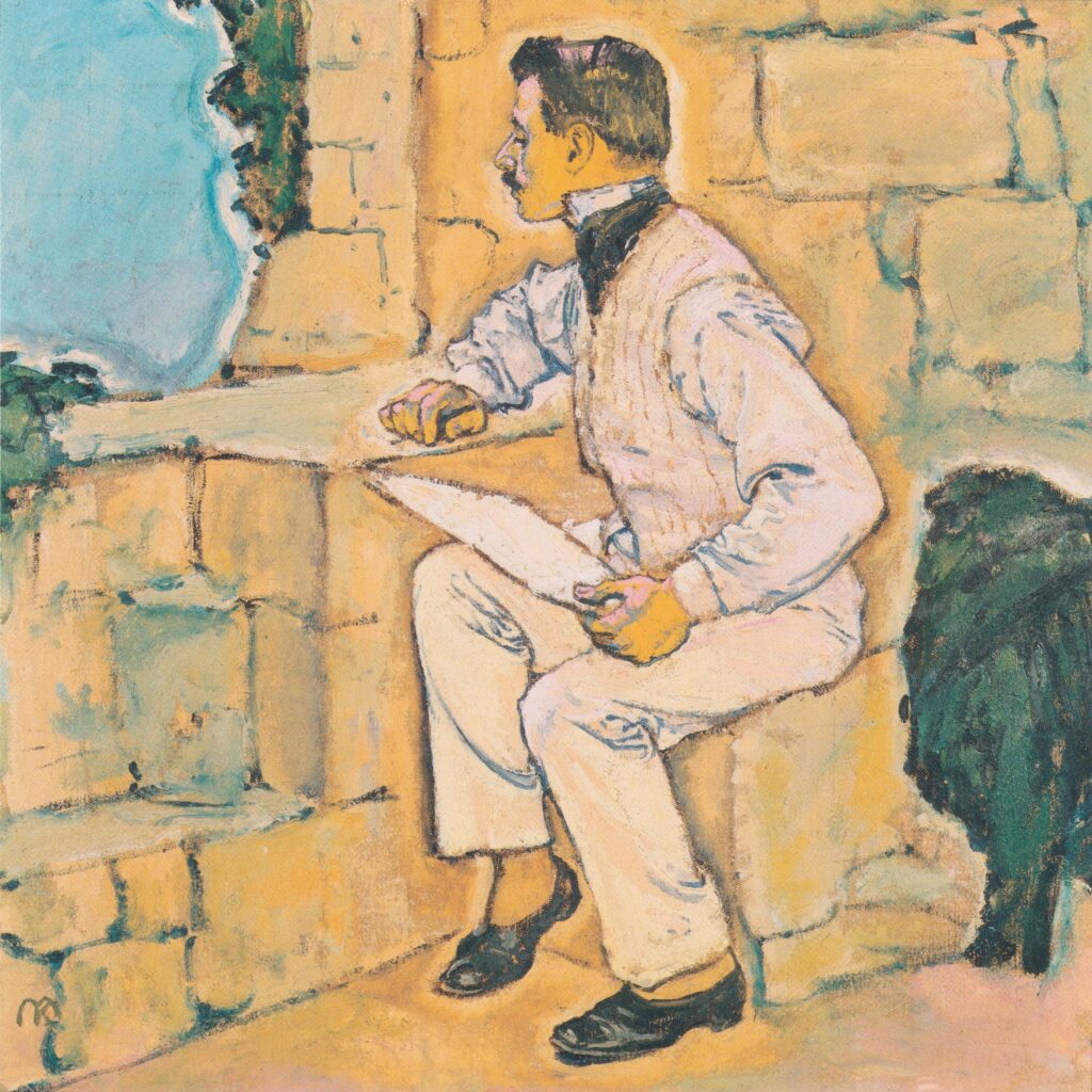 Self portrait (1914) - Koloman Moser Tablo
