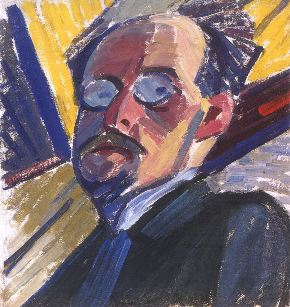 Self portrait (1915) - Oleksandr Bogomazov Tablo