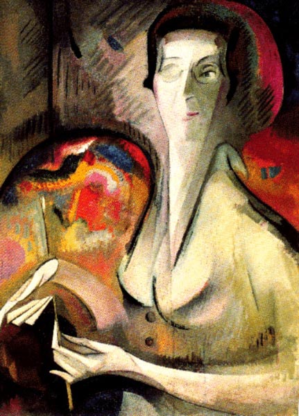 Self portrait (1917) - Alice Bailly Tablo