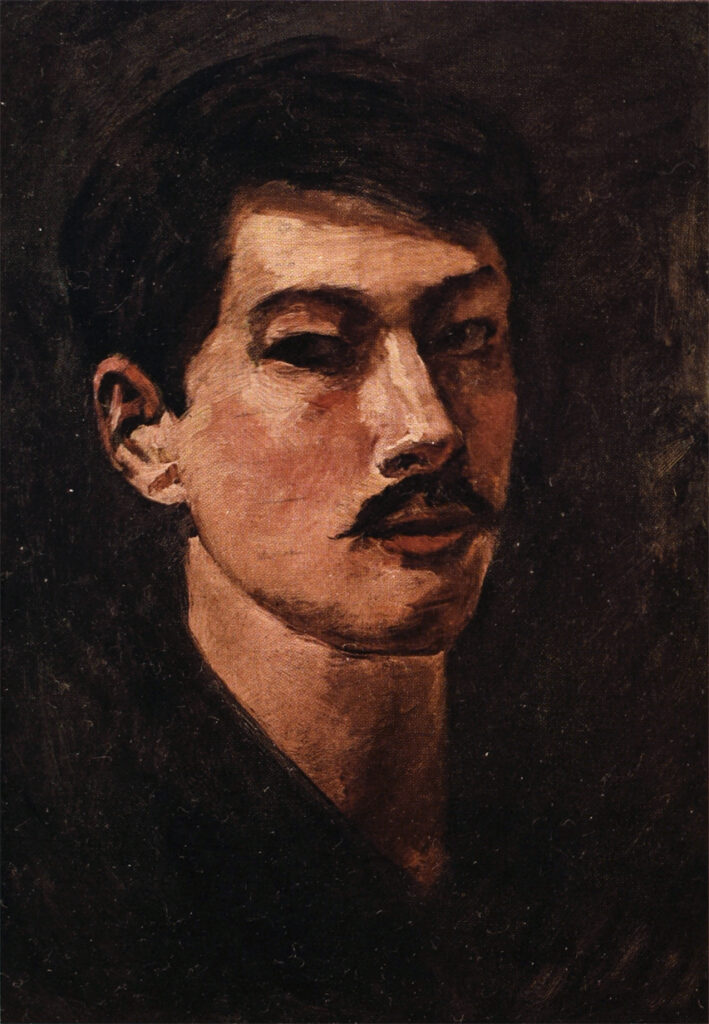 Self portrait - Fujishima Takeji Tablo