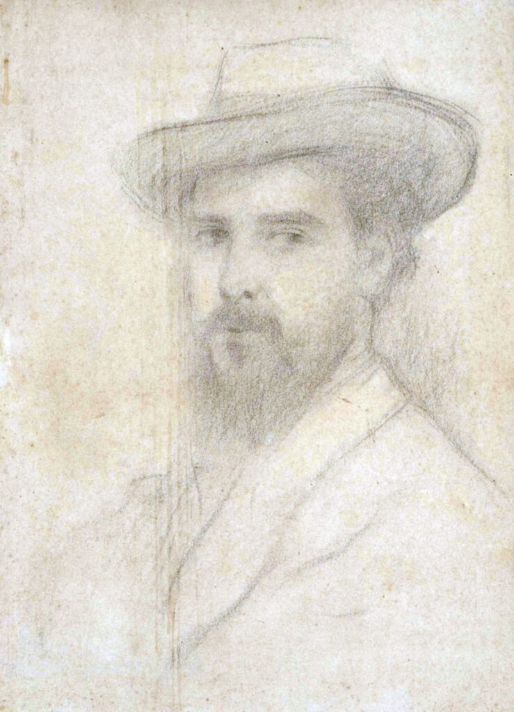 Self portrait - Joan Brull Tablo