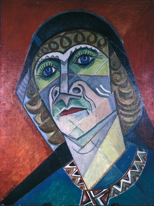 Self portrait - Marevna (Marie Vorobieff) Tablo