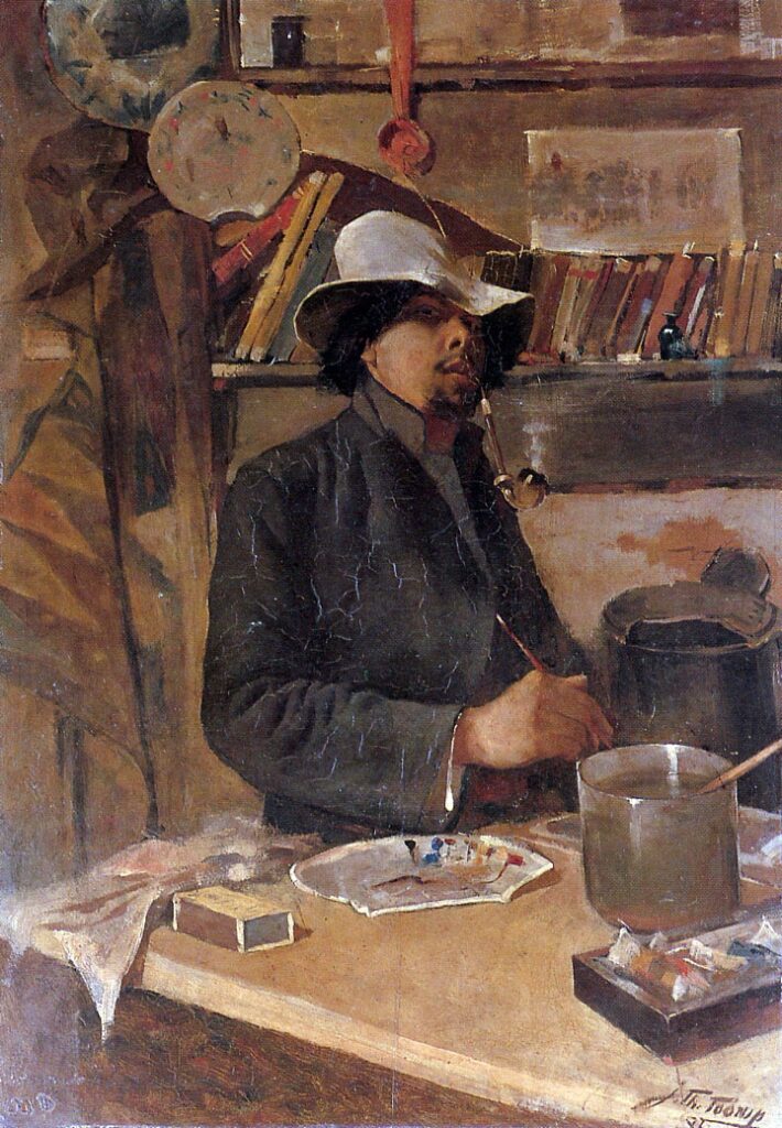 Selfportrait (1883) – Jan Toorop Tablo