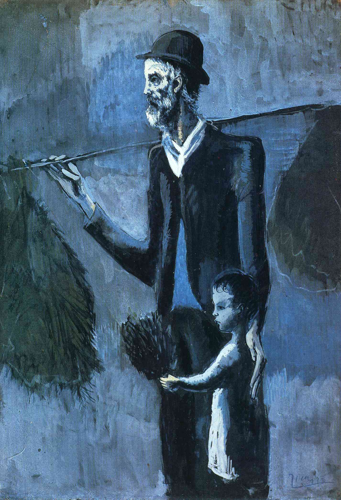 Seller of gul (1902) - Pablo Picasso Tablo