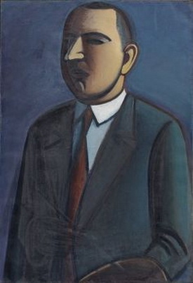Selvportræt (1927) - Vilhelm Lundstrøm Tablo
