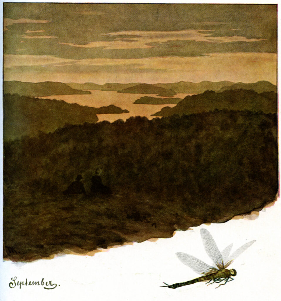 September (1890) - Theodor Severin Kittelsen Tablo