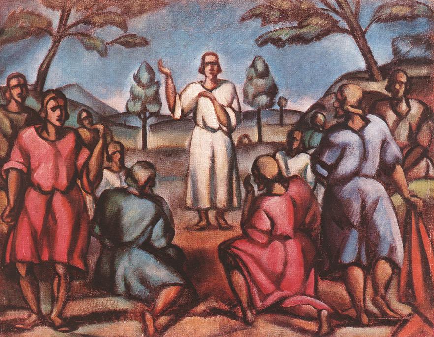 Sermon on the Mountain (1916) - Kmetty János Tablo