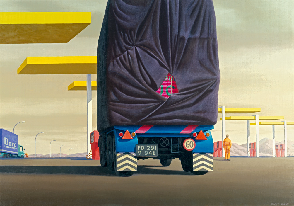 Service Station Calabria - Jeffrey Smart Tablo