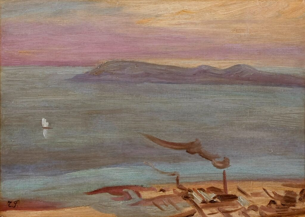Setouchi Landscape (1932) – Fujishima Takeji Tablo