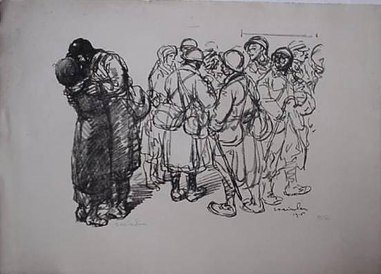 Seuls Quand Meme (1916) – Théophile Steinlen Tablo