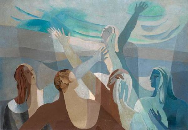 Seven Against Thebes - Aleksandra Ekster Tablo