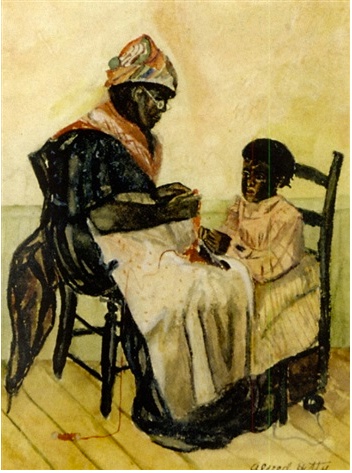 Sewing Lessons - Alfred Heber Hutty Tablo