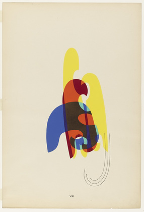 Shadows from the portfolio Revolving Doors (1926) – Man Ray Tablo