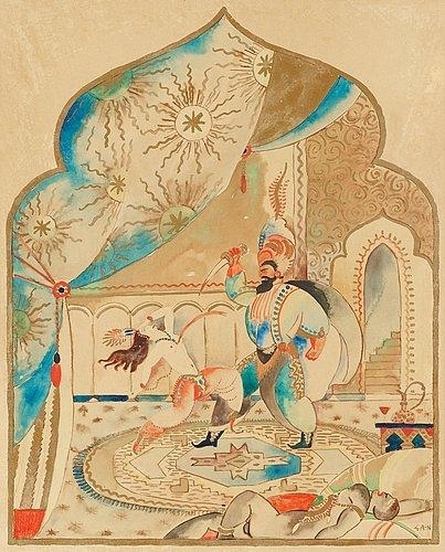 Sheherazade (1916) - Gösta Adrian-Nilsson Tablo