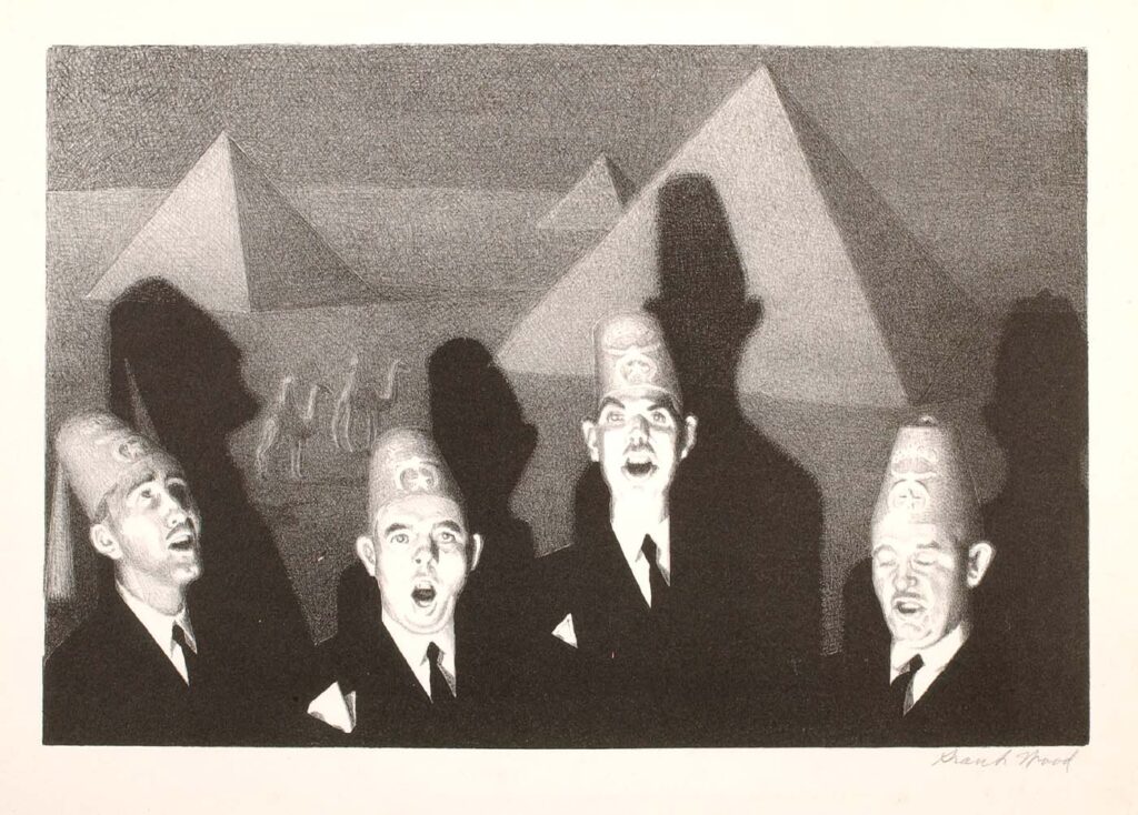 Shrine Quartet (1939) - Grant Wood Tablo