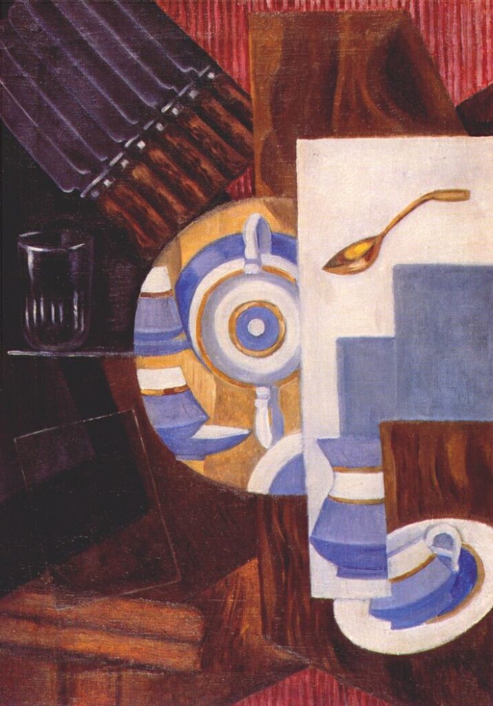 Sideboard with dishes (1915) - Olga Rozanova Tablo