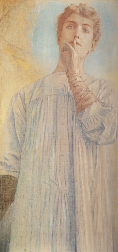 Silence (1890) - Fernand Khnopff Tablo
