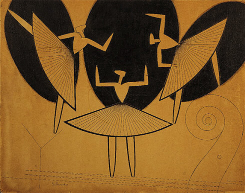 Silhouette (1916) – Man Ray Tablo