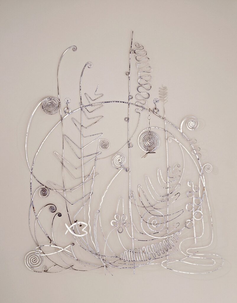 Silver Bed Head (1946) - Alexander Calder Tablo