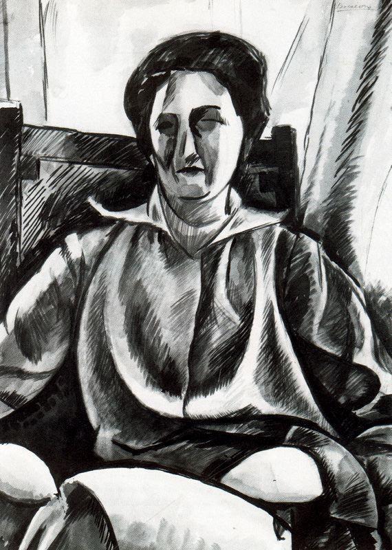 Silvia (1915) – Umberto Boccioni Tablo