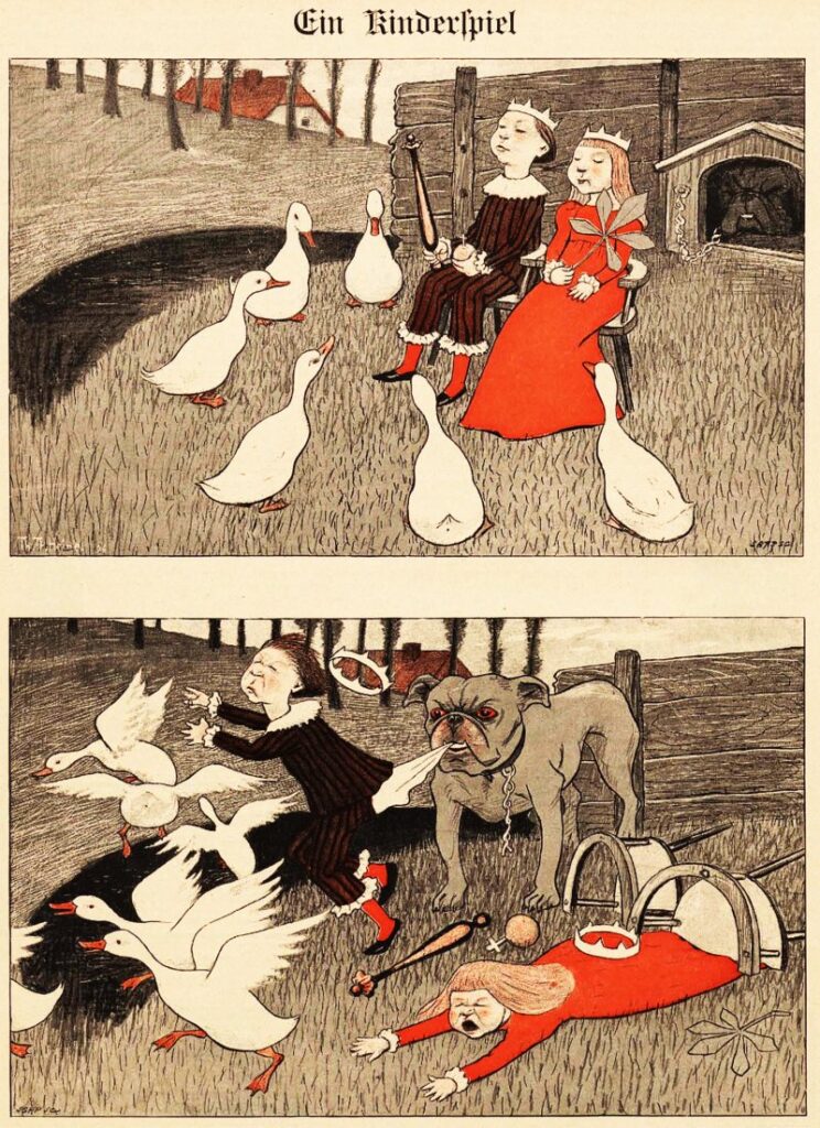 Simplicissimus magazine (1896) – Thomas Theodor Heine Tablo