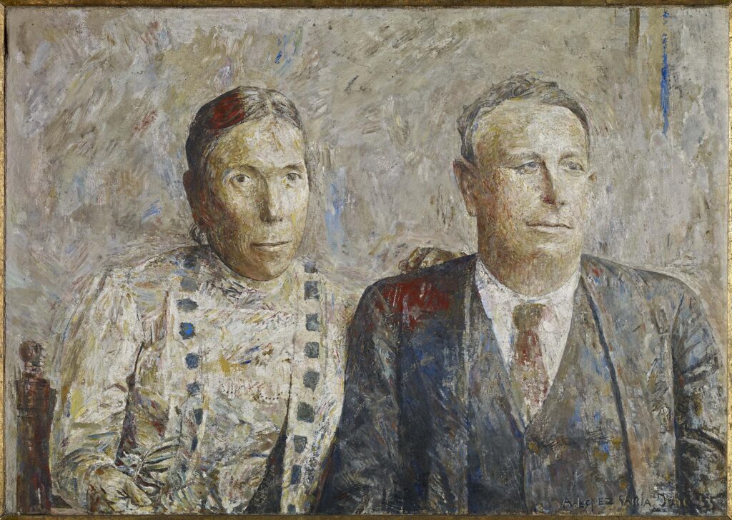 Sinforoso and Josefa (1955) - Antonio López García Tablo