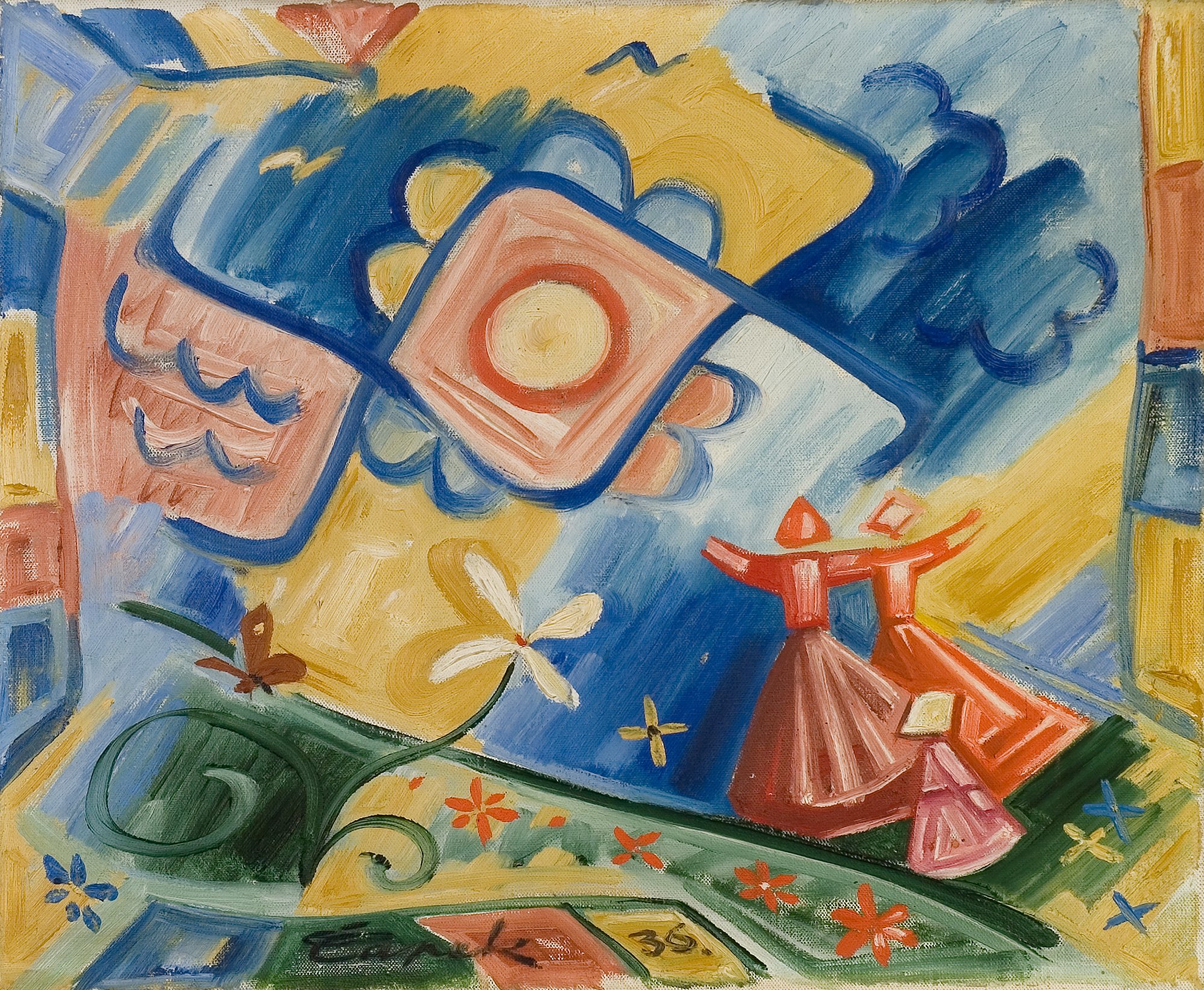 Singing Girls (1936) - Josef Čapek Tablo